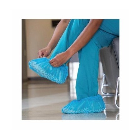 Bsc Preferred Extra Traction Shoe Cover, Fluid Resistant X-Large, 400PK SC3004